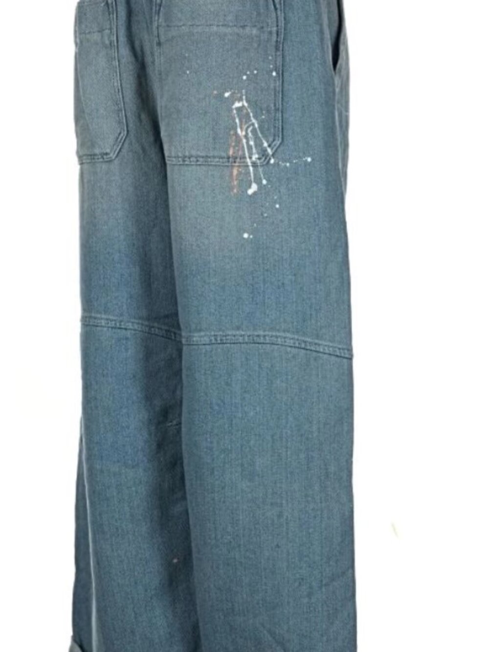 NWT Free People We The Free Pavement Artist Slouchy Cropped Jeans Medium $158 - Picture 12 of 16